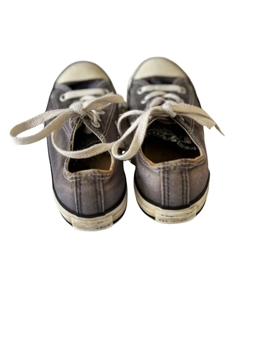 Converse Kids Size 13 Gray Low Top Canvas Sneakers Lace Up Classic